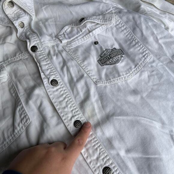 Harley davidson button up - Picture 5 of 8